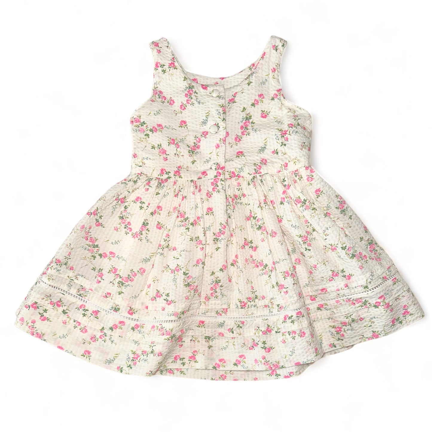 Ralph Lauren Ivory Floral Dress & Bloomer