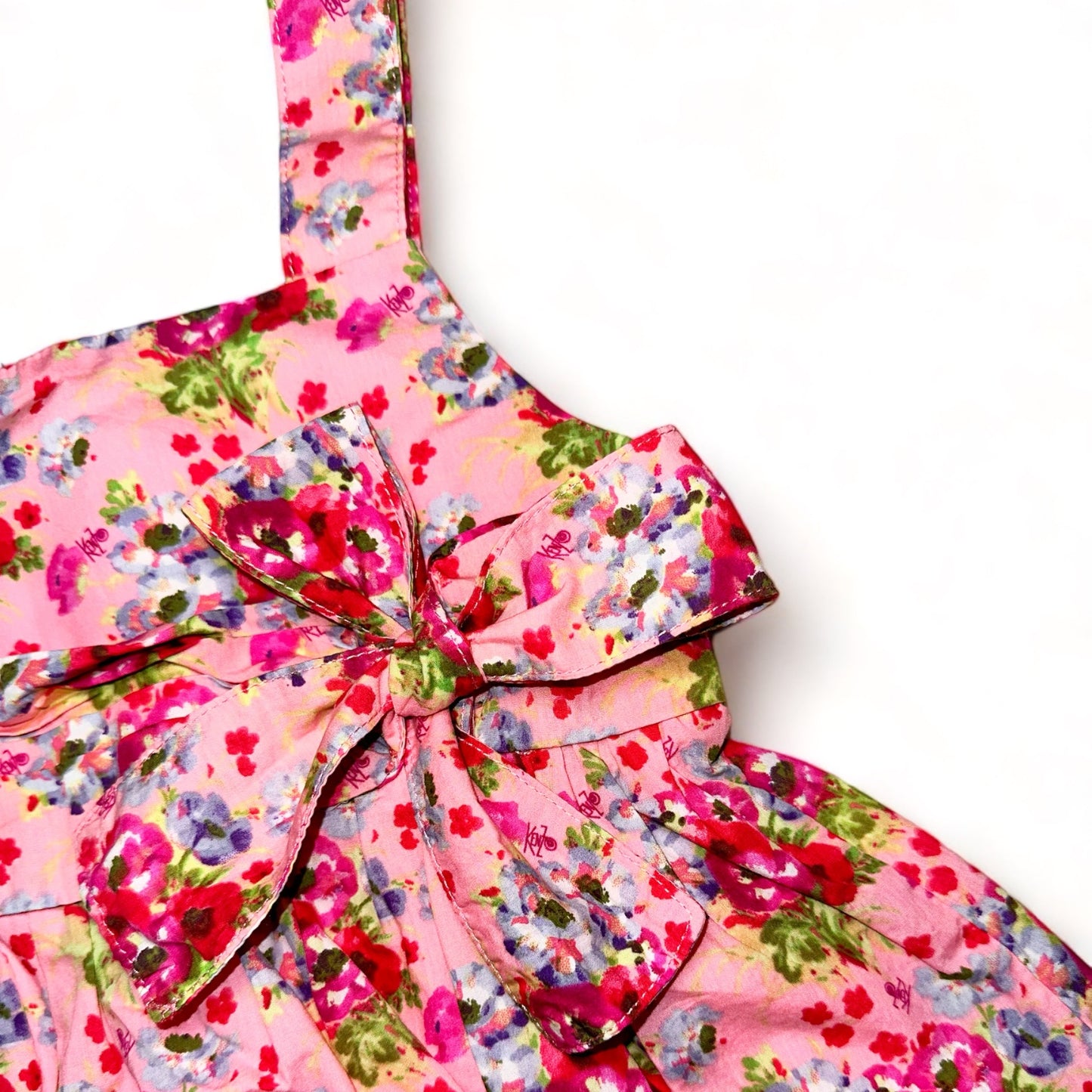 Kenzo Pink Floral Summer Dress