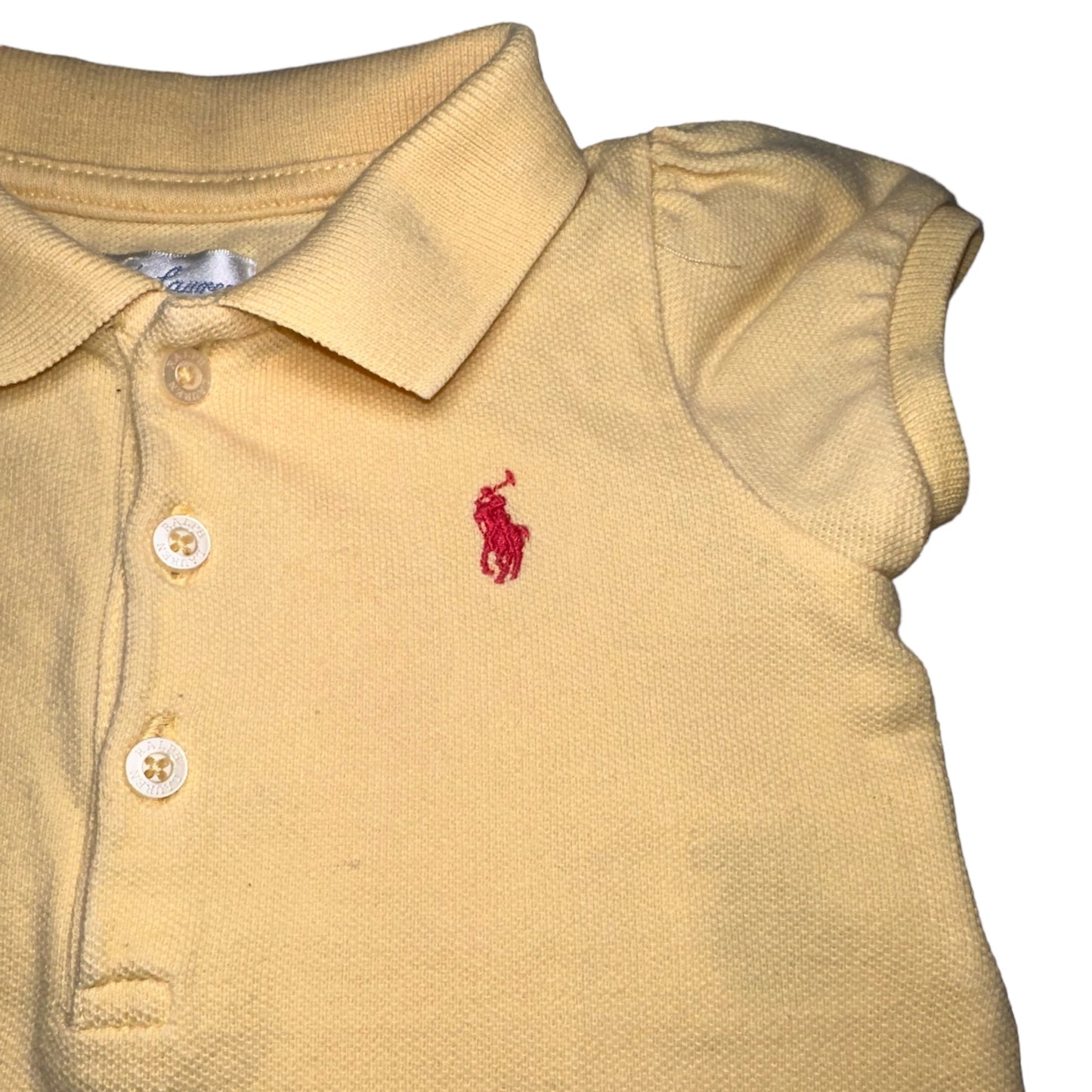 Ralph Lauren Yellow Polo Dress w/ Ruffles