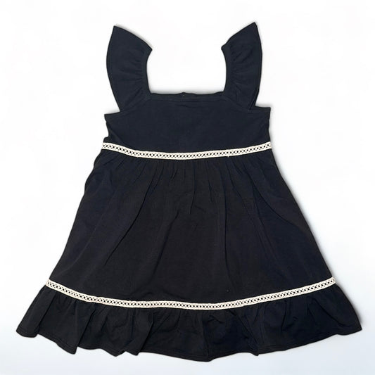 Janie & Jack Black Cotton Dress