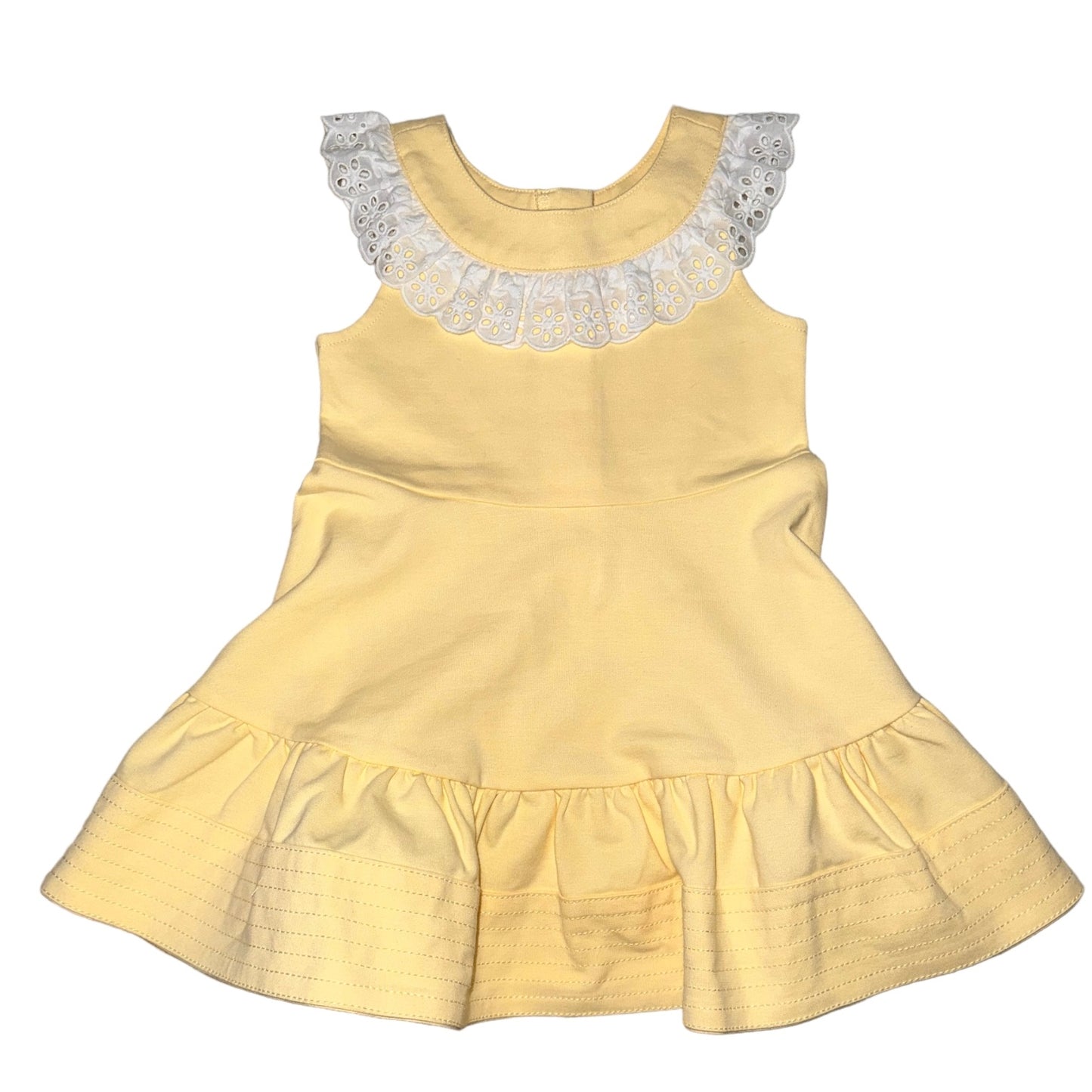 Janie & Jack Yellow Cotton Dress