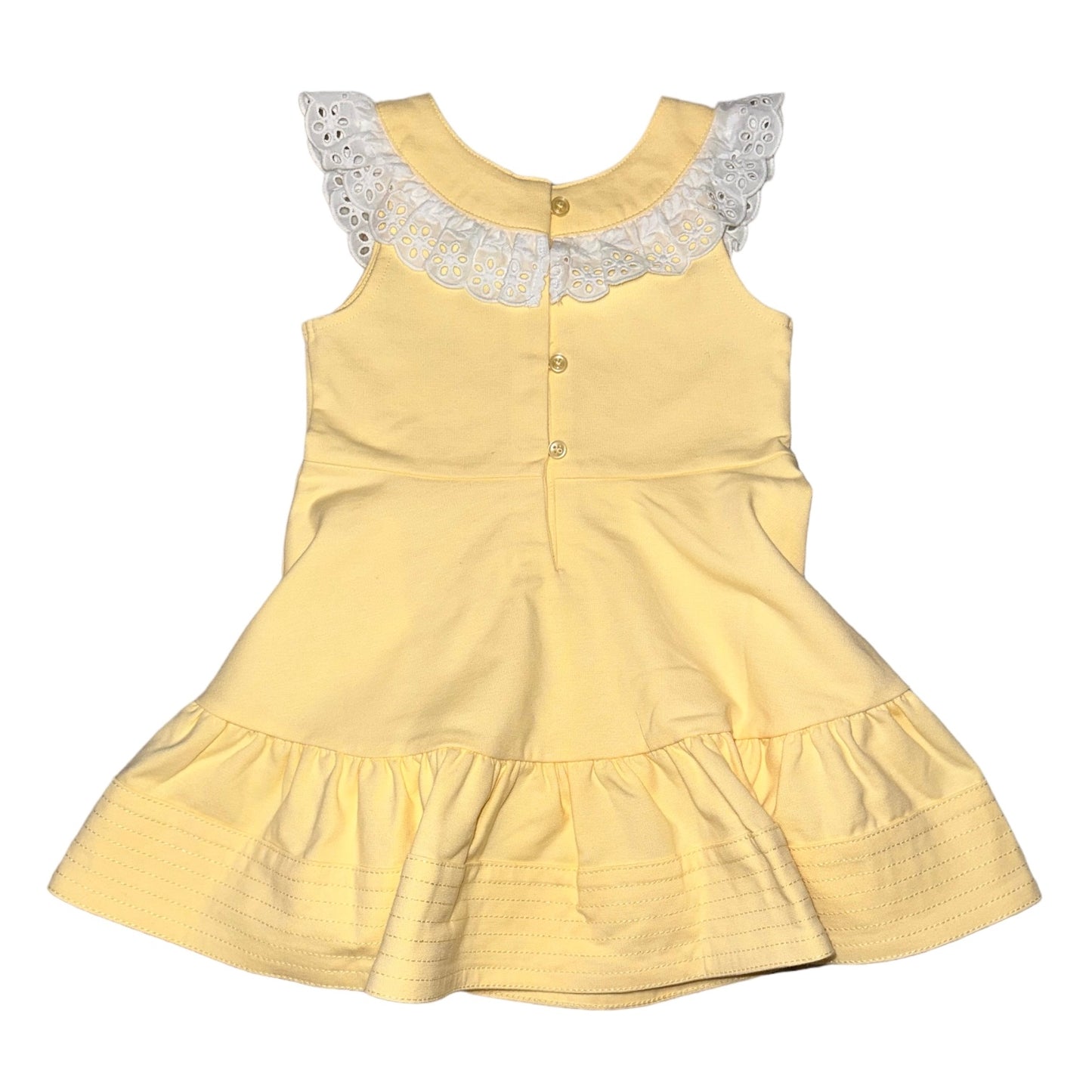 Janie & Jack Yellow Cotton Dress