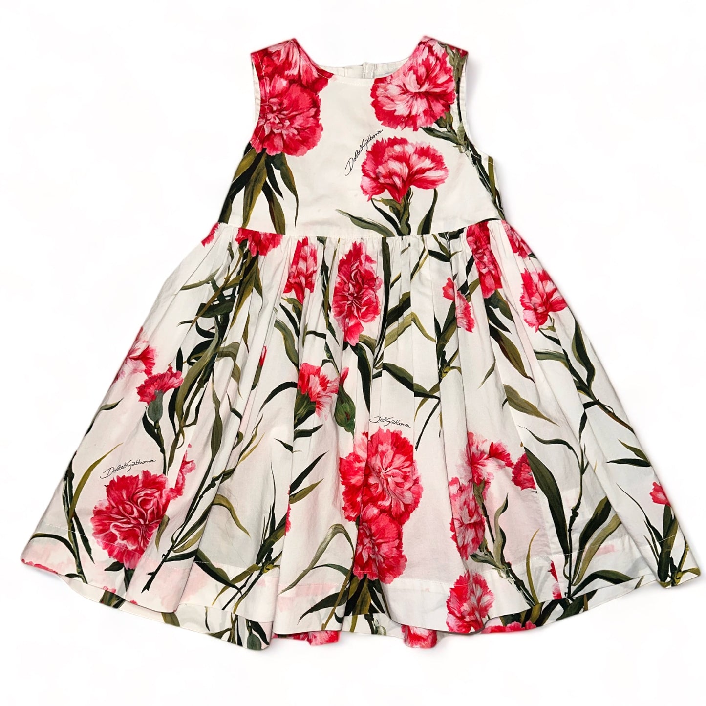 Dolce & Gabbana A-Line Peony Dress & Bloomer
