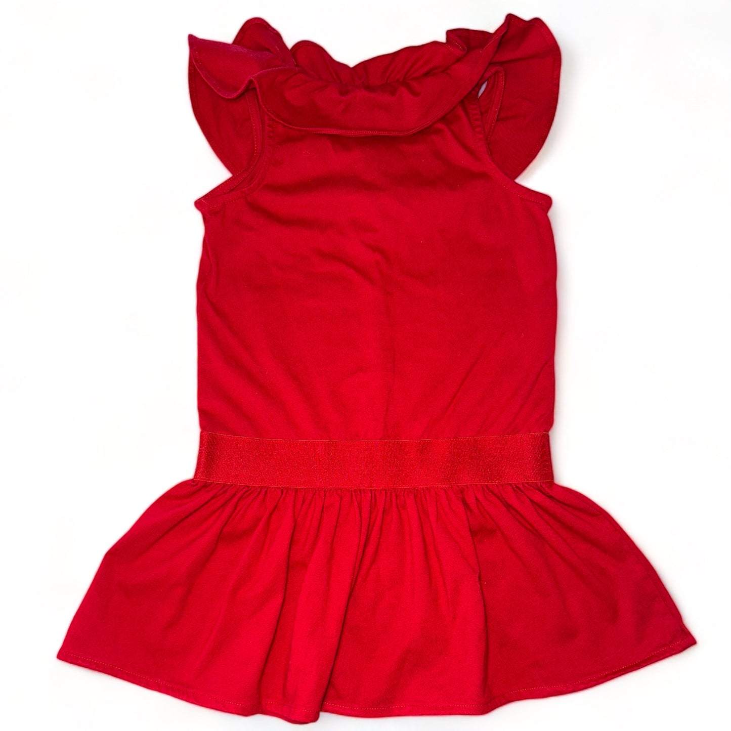 Ralph Lauren Red Cotton Dress w/ Collar