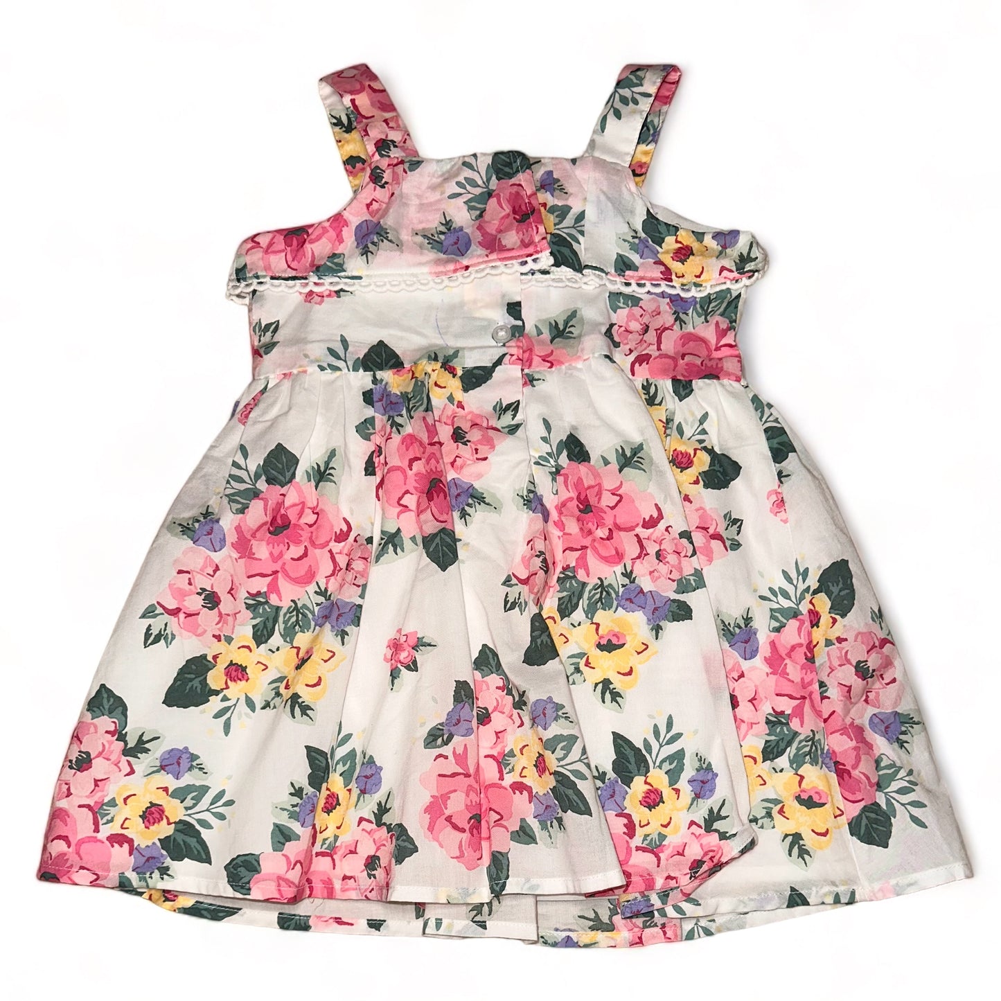 Janie & Jack Floral Linen Sundress & Bloomer