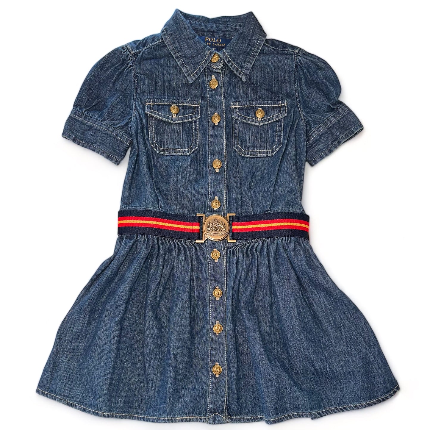 Ralph Lauren Denim Belted Dress