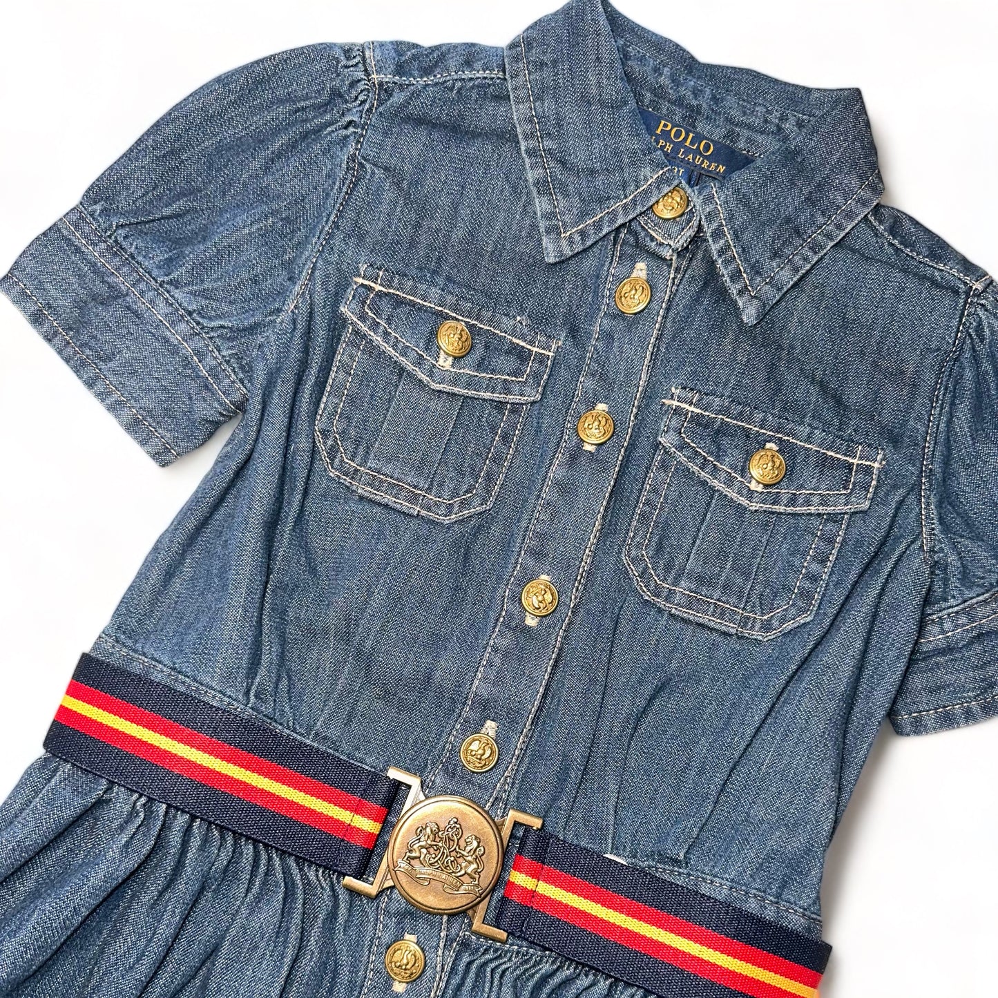 Ralph Lauren Denim Belted Dress