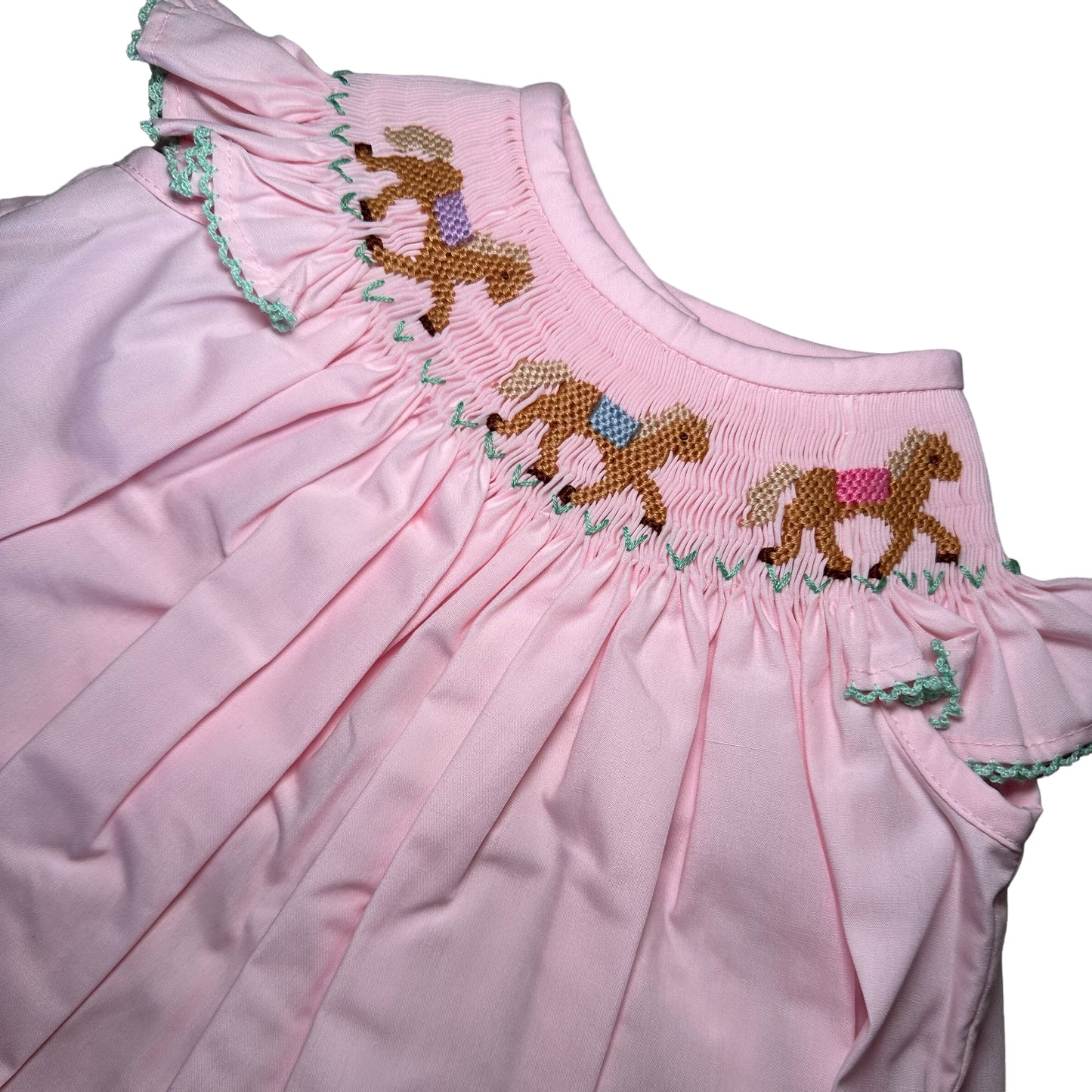 Beaufort Bonnet Pink Horse Dress & Hat Set