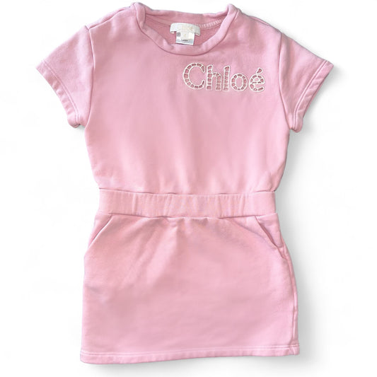 Chloe Cotton Pink Dress