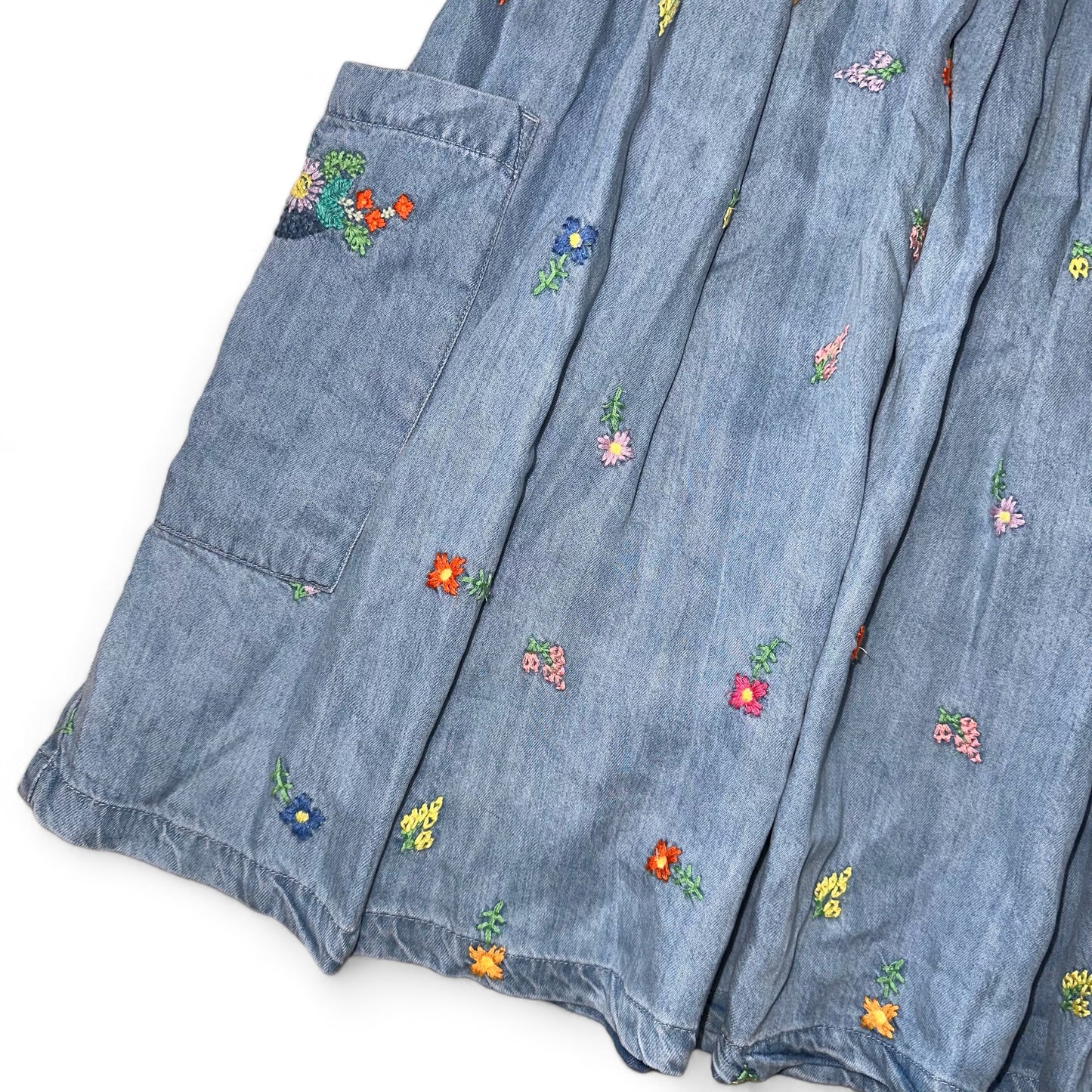 Stella McCartney Denim Embroidered Dress