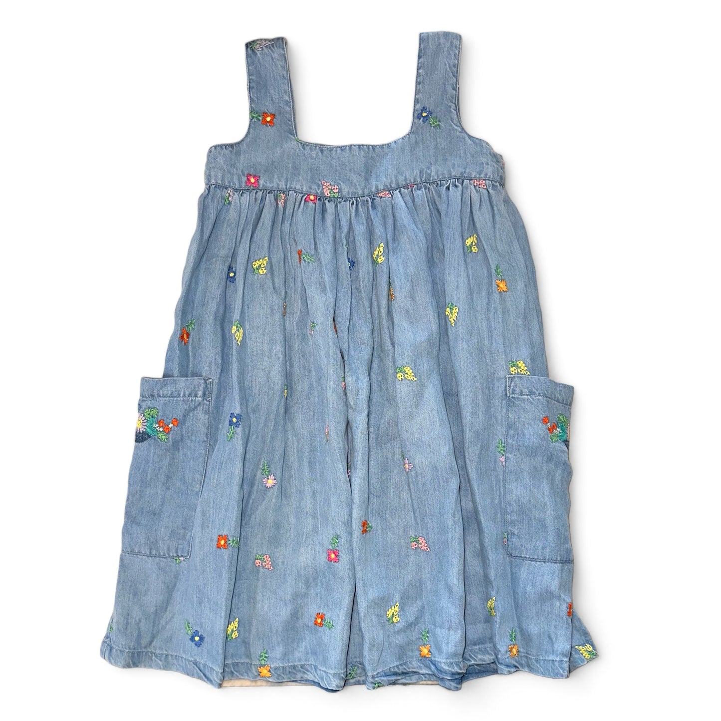 Stella McCartney Denim Embroidered Dress