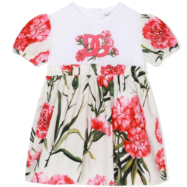 Dolce & Gabbana Pink T-Shirt Dress & Bloomer